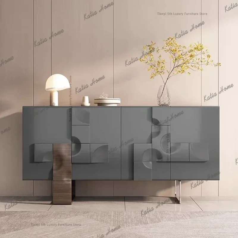 LSItalian Minimalism Vestibule Living Room Cabinet Originality Luxury Store Decorative Cabinets Home Furniture Szafki Salonu FYL