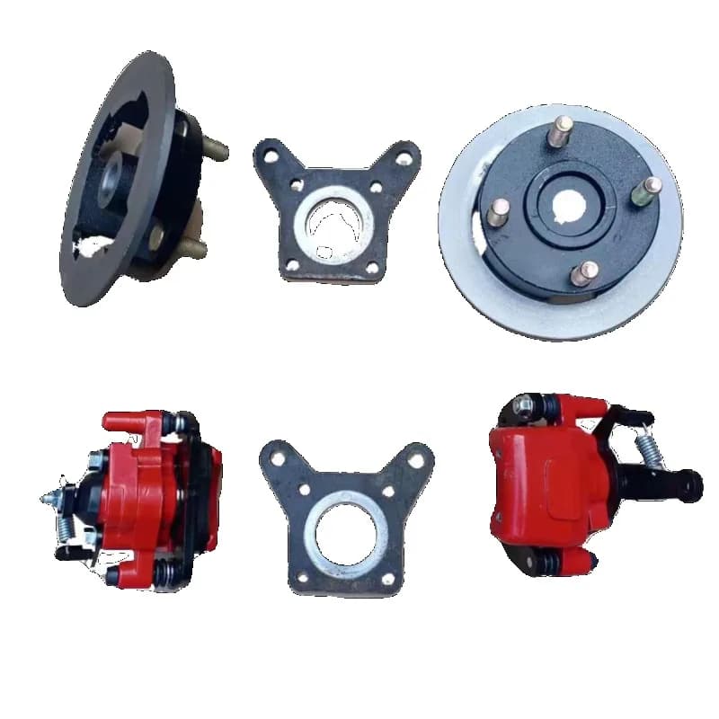 Mechanical ancient brake  modified electric tricycle disc brake modified rear wheel drum brake modified