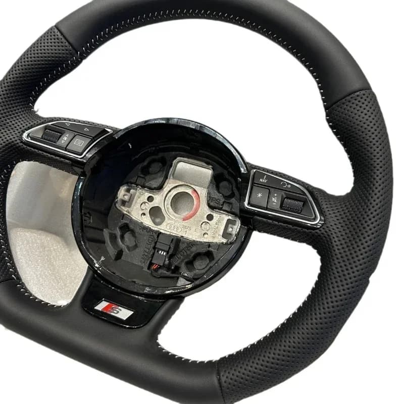 Suitable for Audi a6l A4L Q5 A5A7 q7A8 old modified new flat-bottomed multi-function steering wheel assembly