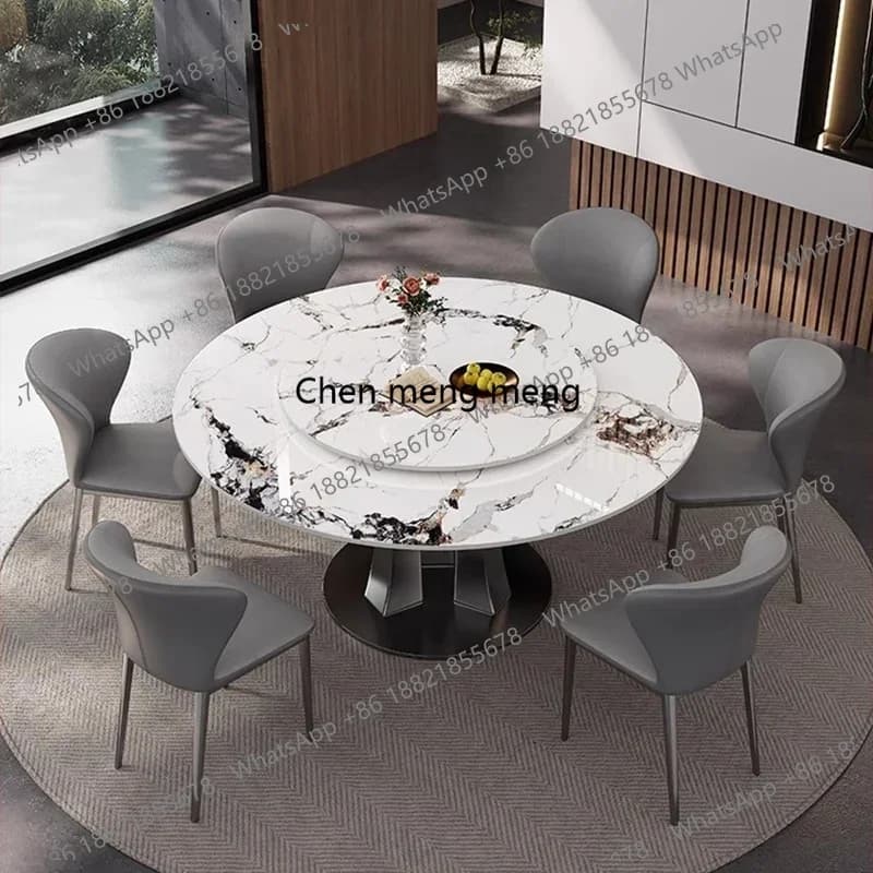 Side Round Dining Table Coffee Nordic Modern Luxury Desk Computer Living Room Dining Table High Mesas De Jantar Office Furniture