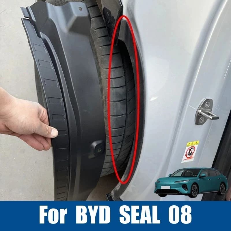 For BYD SEAL 08 2026 2027 Wheel Inner Fender Mud Flaps Splash Guard Durable Weather Car Protector Cover Interior Accessories