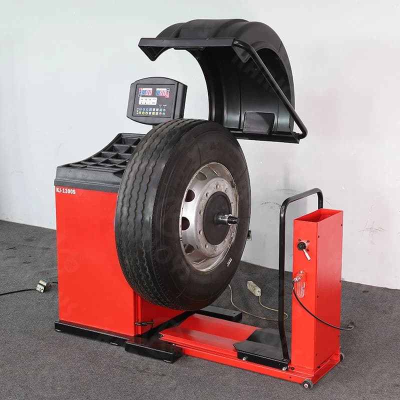 Heavy Duty 10-28" Tire Balancer with Factory Price Wheel Alignment Equipment with 180rpm Truck Wheel Balancer