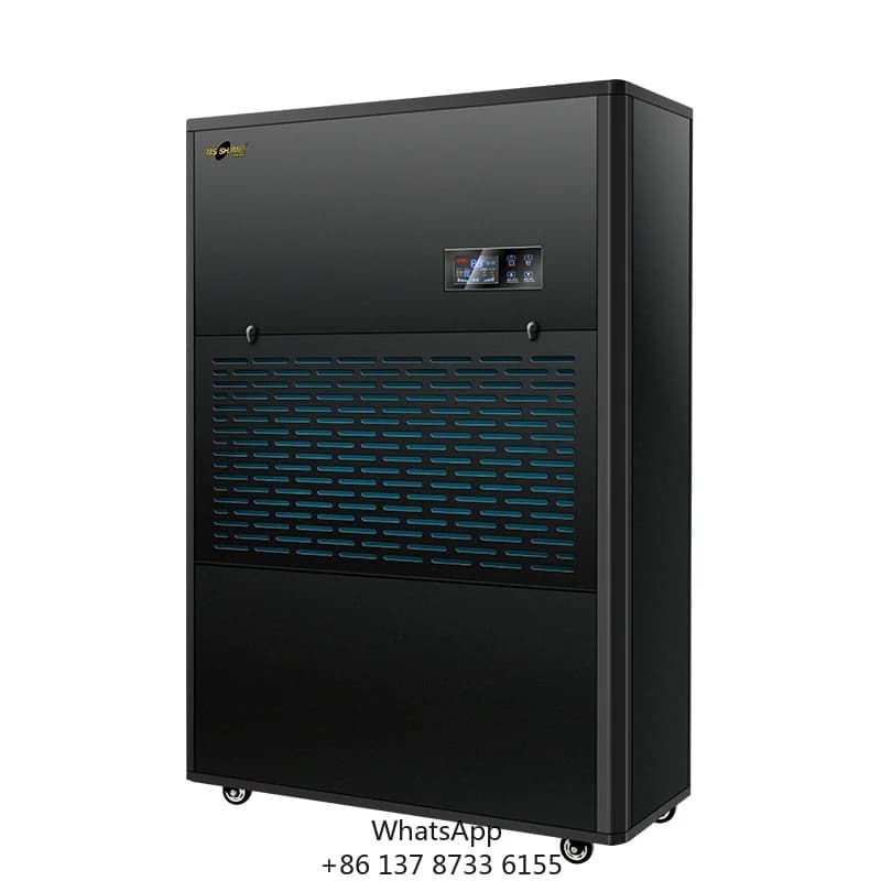 Dehumidifier 1000 Pints 480L Dehumidifier Black Industrial Air Dehumidifier For Grow Room Greenhouse