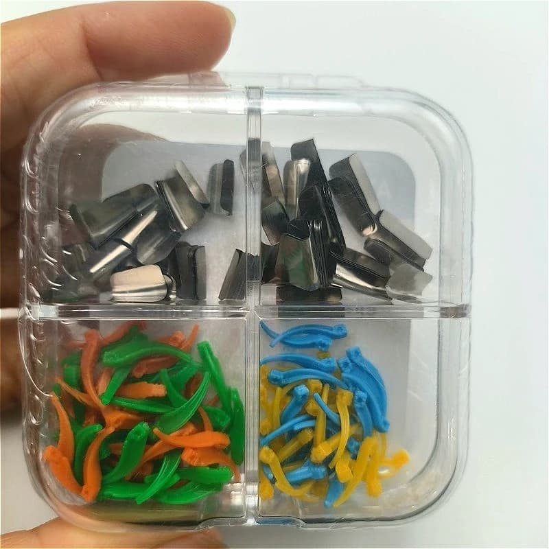 200Pcs/box Lab Forming Film Set, Front Tooth Wedge, Watercress Forming Film Set, Can Be Sterilized At High Temperature s s
