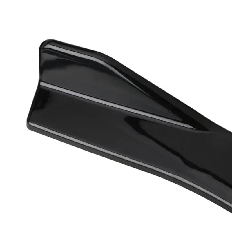 Universal 1 Pair Black Front Rear Bumper Lip Spoiler Anti-Collision Guard Fit For BMW Mercedes-Benz Toyota Audi Car Exterior Sty