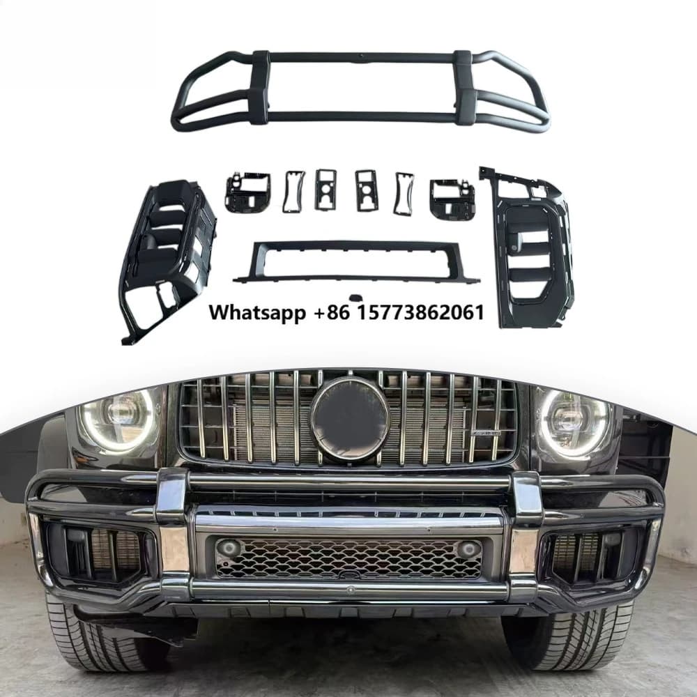 2025y G Class W465 G63 Front Guard Front Bumper Guard G63 Bull Bar Exterior Head Protector Bar Auto Upgrade Replace Accessory