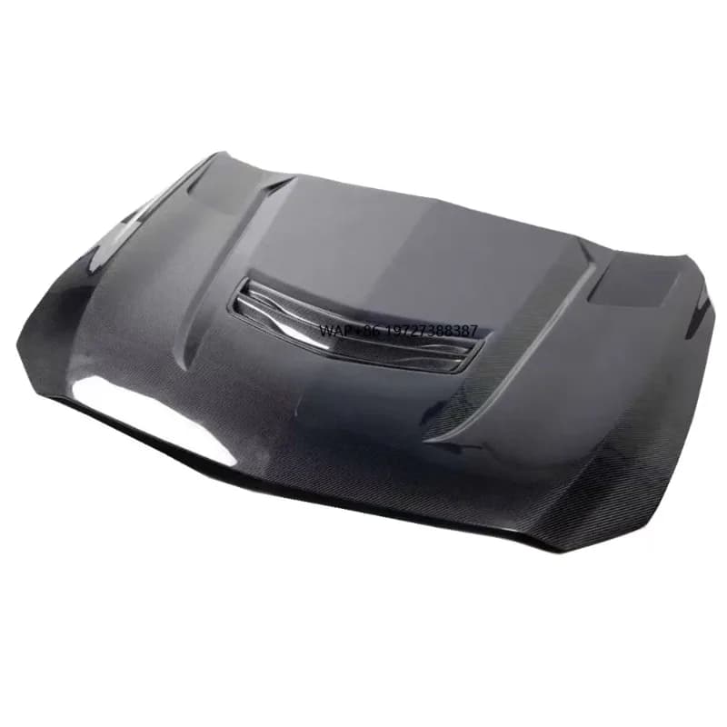 Real Carbon Fiber Engine Hood for CT5/CT5V Blackwing 2020 Modified V Style Front Face Cover Bonnet