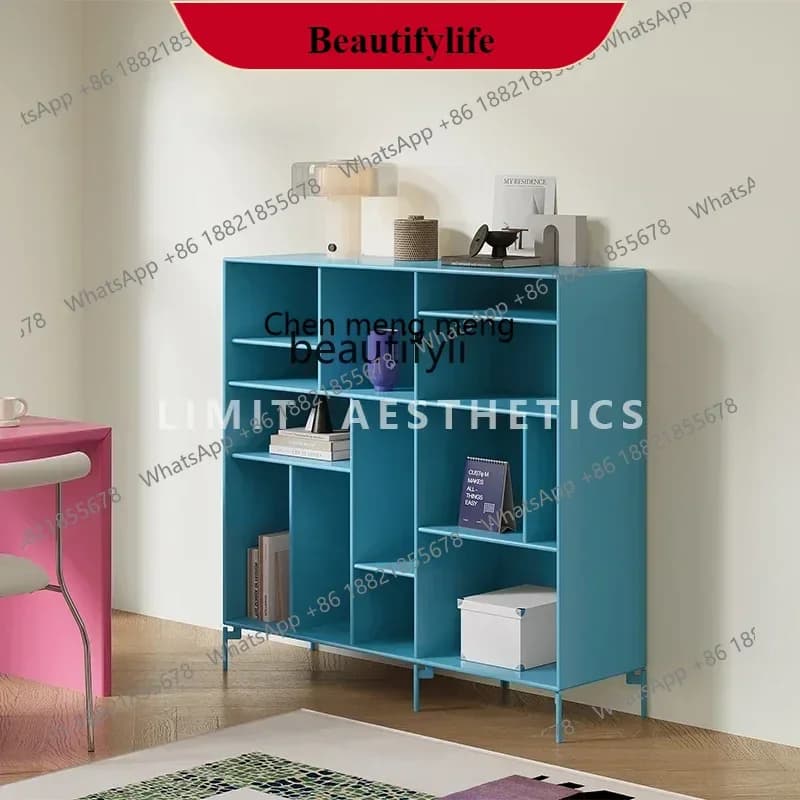 G153  Nordic minimalist side cabinet study storage, bookcase reading corner cabinet