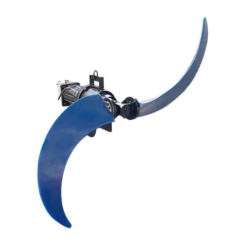 Low-speed pusher for oxidation ditch in anaerobic tank of sewage plant