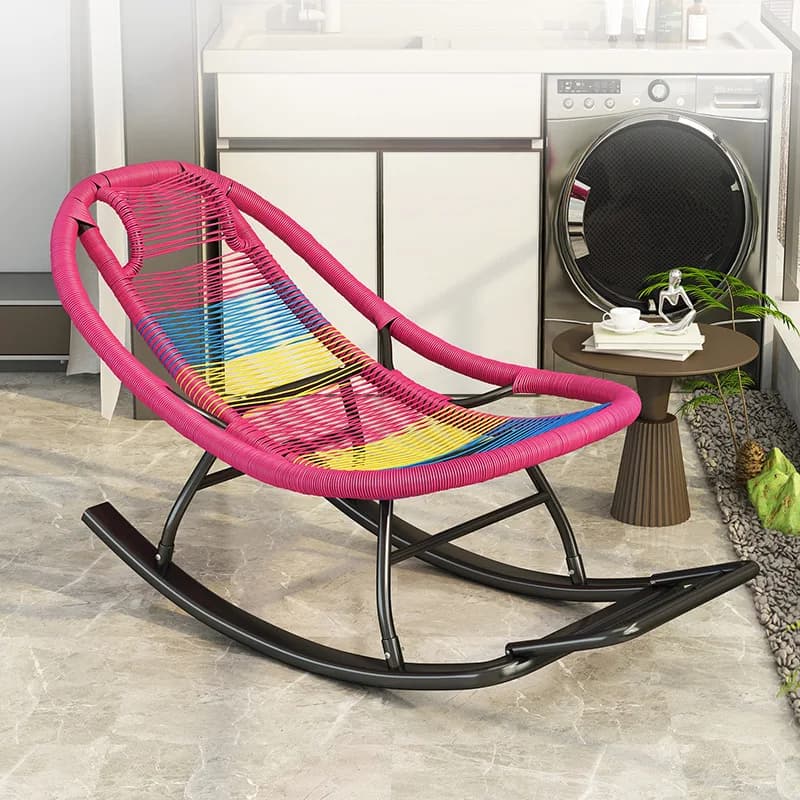 Household Leisure Rocking Chair Adult Nap Recliner Lazy Chair Indoor Colorful Free Chair
