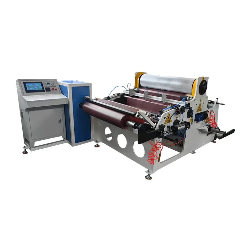 Film embossing machine Plastic film winding embossing machine