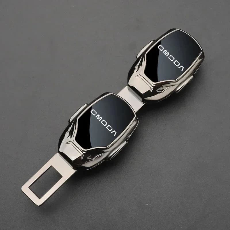 1Pc Omoda C5 Logo Seat Belt Extension Plug Adjustable Buckle Fit Chery S5 O5 E5 C5 PRO PHEV Tiggo 5 8 7 Arrizo Jetour Trim Parts
