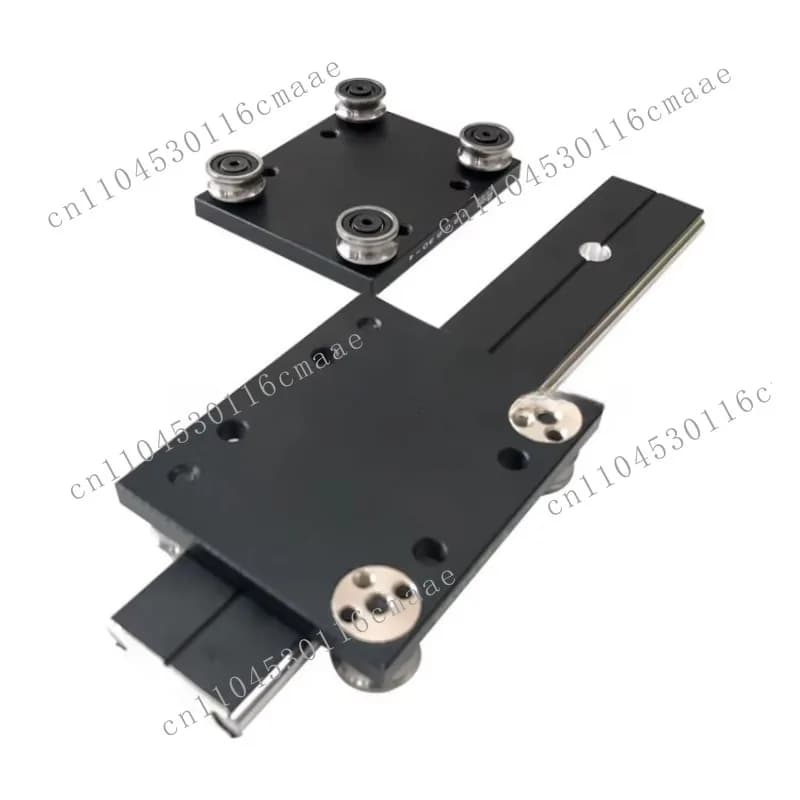 250Mm Length Alloy Steel Black Double Axis Linear Guide Optical Axis Photography Track Furniture Guide