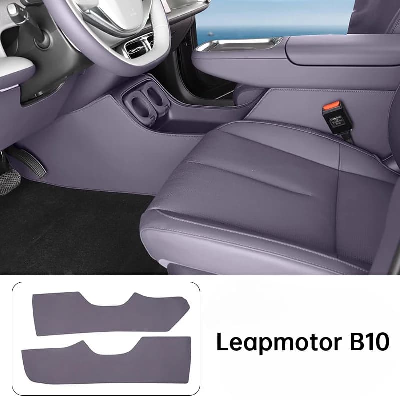 For Leapmotor B10 Car Center Console Side Anti Kick Pads Interior Protection Custom Auto Modification Supplies