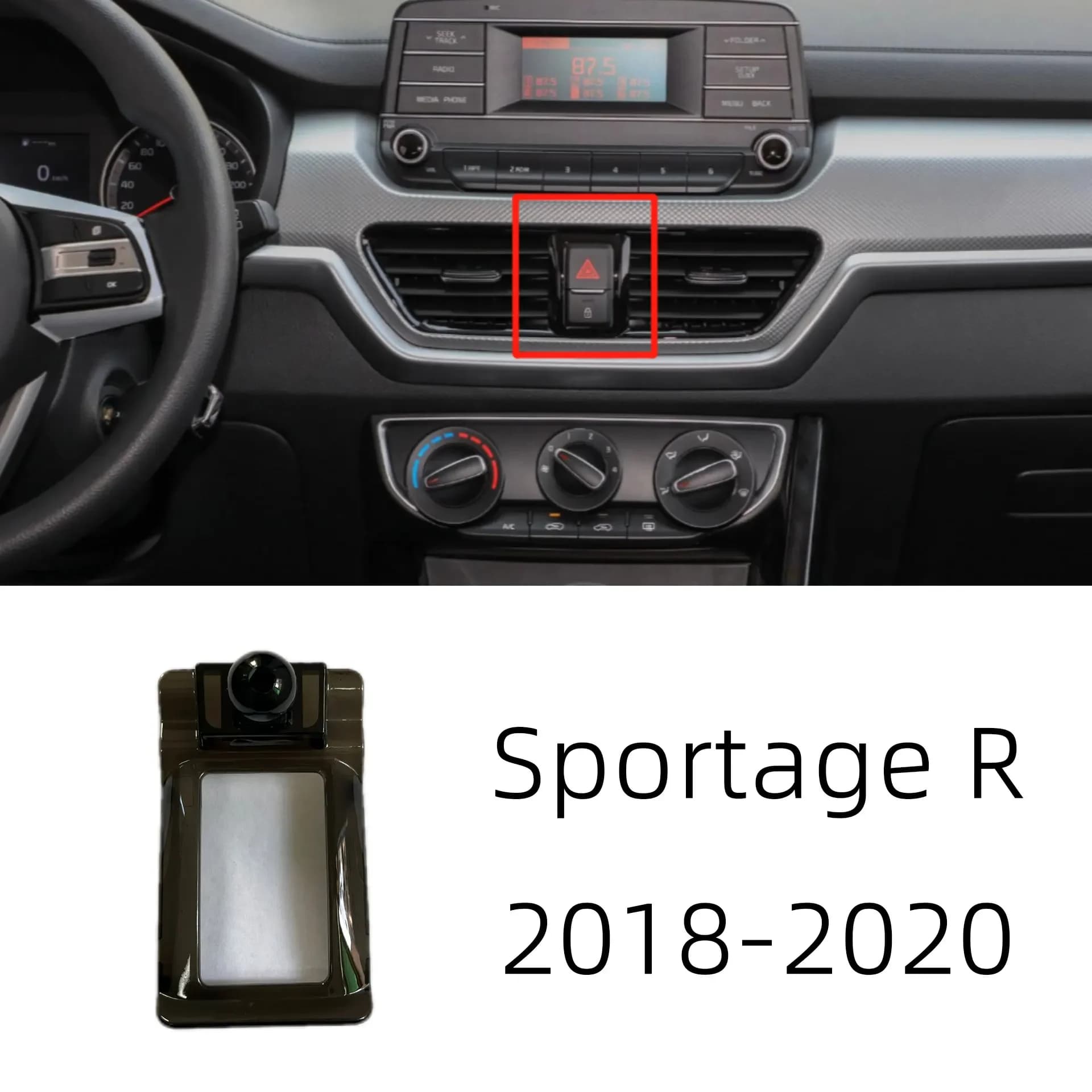 For Kia Sportage R K5 Pegas Fcrte KX1 Stonic KX5 KX3 Seltos Sorento,Dedicated Mobile Phone Holder Base,Fixed Bracket Fasteners