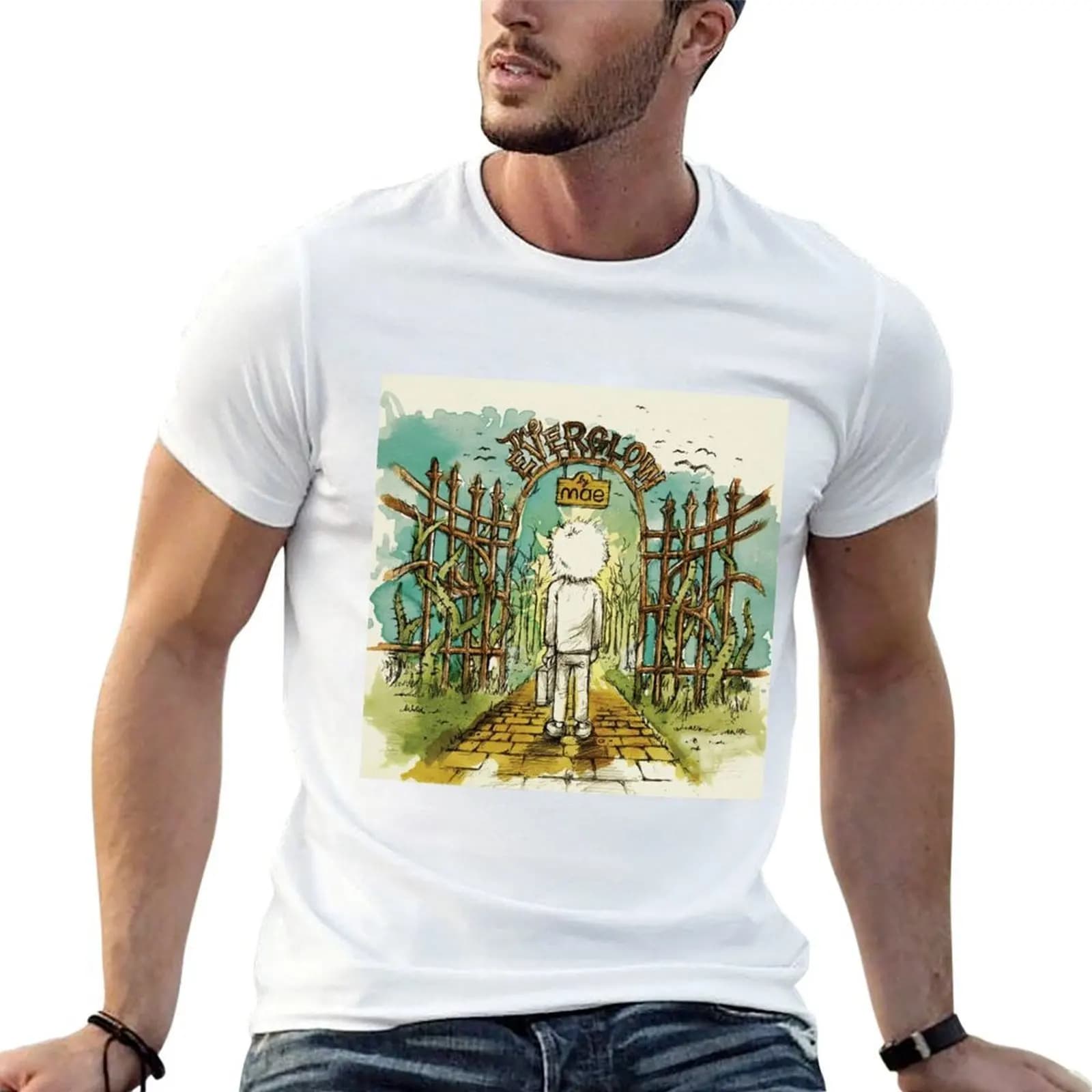 Mae - The Everglow T-Shirt basketball graphic tees vintage clothes black t-shirts for men
