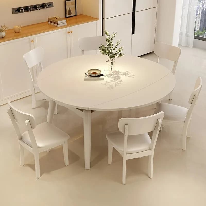 Creative Unique Dining Table Organizer Study Event Luxury Kitchen Dining Table Nordic Round Mesas De Comedor Trendy Furniture