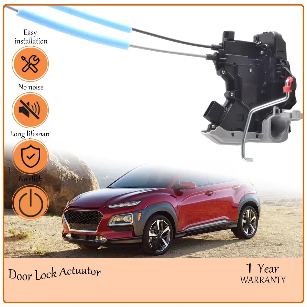 Anti-loosening Front Right Door Lock Actuator,Suited to Hyundai Kona 2018-2021,Original Latch Assembly oe 81320J9110,81320-J9110