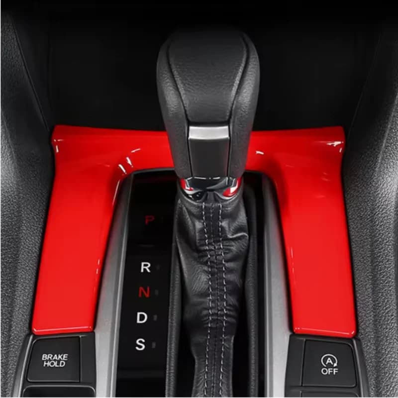 Fit For Honda 10th Civic 2016-2021 Sedan Hatchback  Gear panel decorative sticker Accessories
