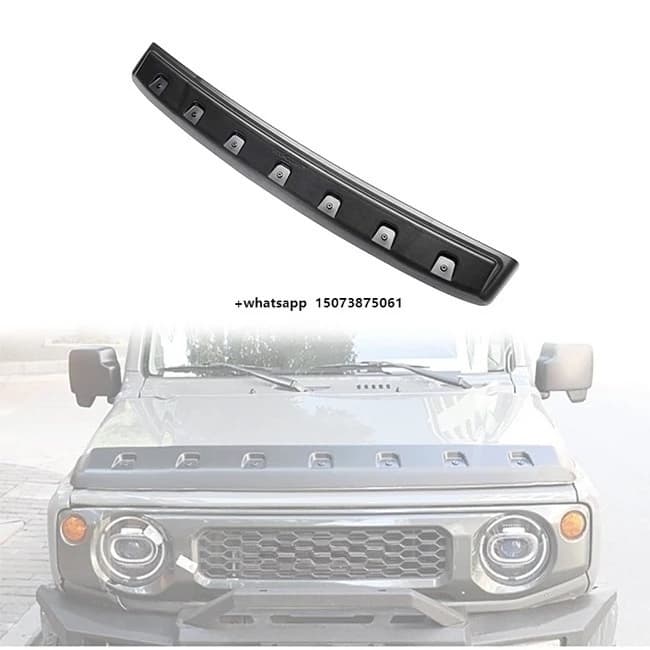 LUMA New High Quality ABS Front Stone Deflector Hood Protective Shield Sand Block for  Jimny Sierra JB64 JB74 JC74