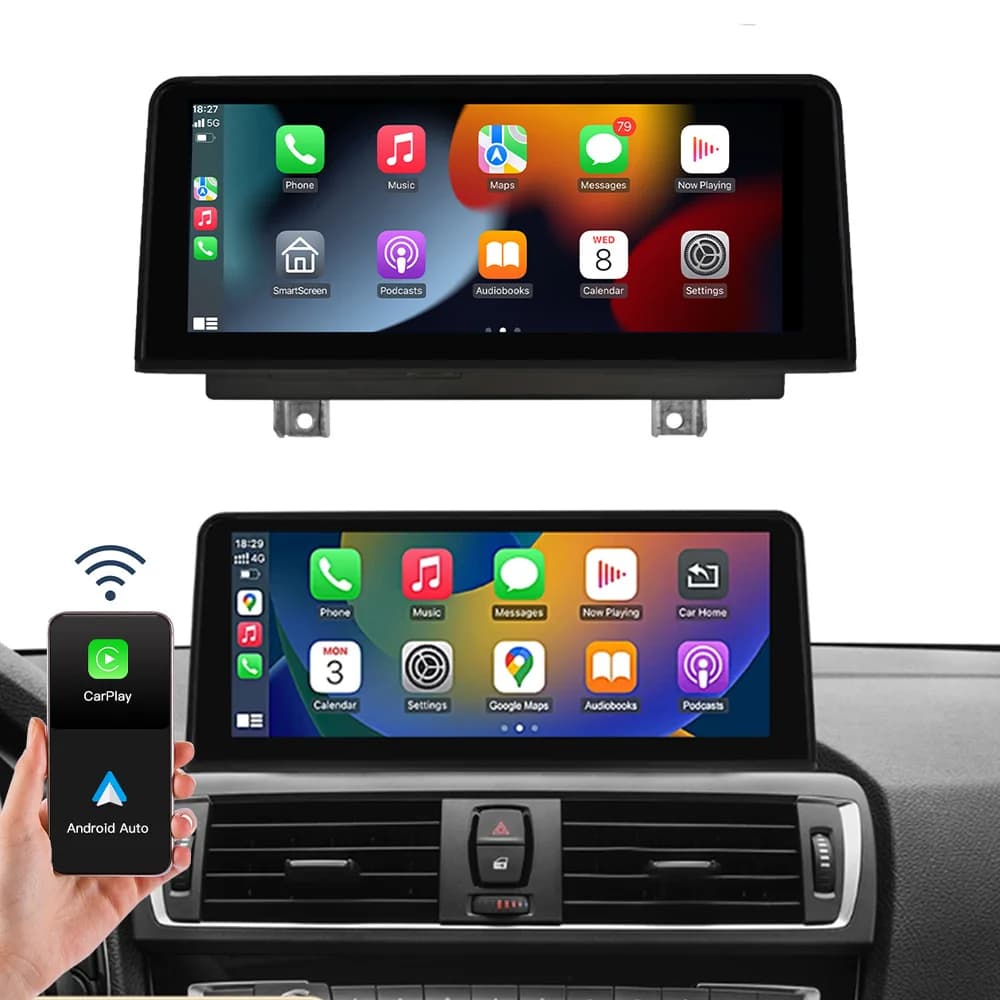 Autoabc 10.25" IPS Screen Linux System 3 Series F30/F31/F34/F35 Car Radio Wireless Android Auto CarPlay Reversing Aid Navi