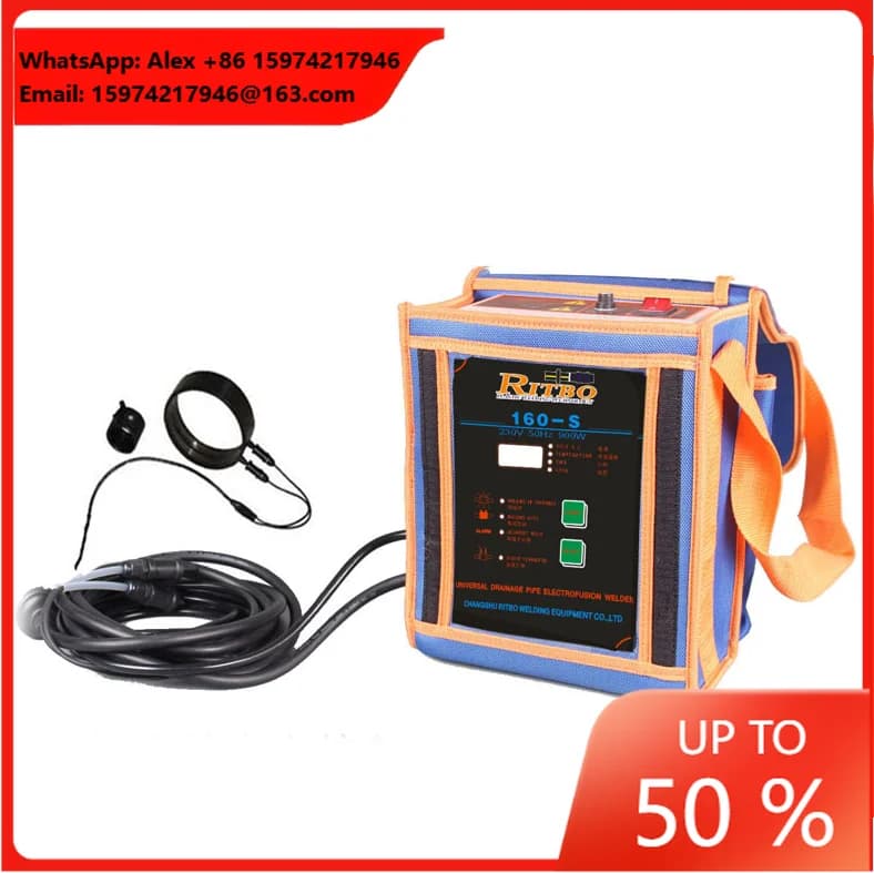 Drainage Welding Machines Drainage Pipe Dedicated Electrofusion Welder 32mm-315mm For Soldering