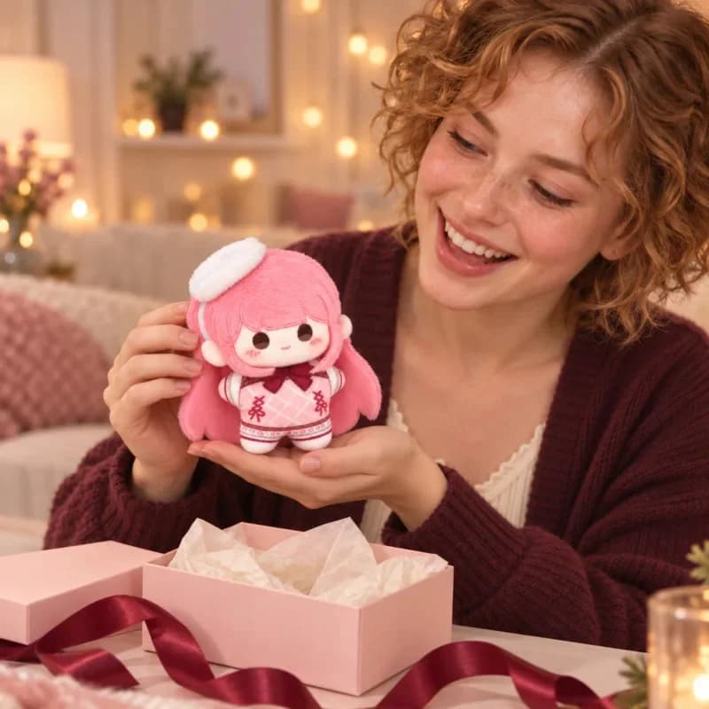 Shining Nikki Cotton Doll Cute Anime Game Character Doll Mini Figure Collectible Birthday Gift For Fans Girls Bedroom Decor Set