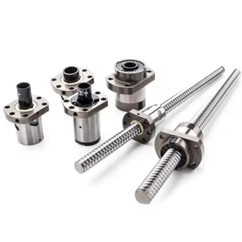 Ball screw with nut big head SFE SFY1616 2020 3232 4040 5050 1605 Ball screw manufacturing