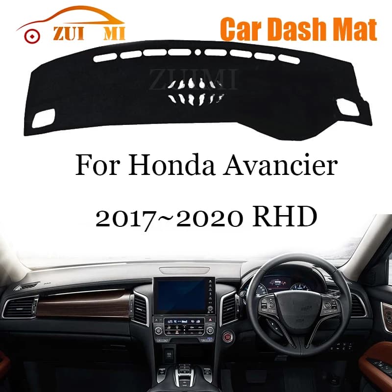 ZUIMI Dashboard Cover Dash Mat Dashmat For Honda Avancier 2017~2020 LHD RHD Dash Board Cover Pad Sun Shade Directly Lay It Out