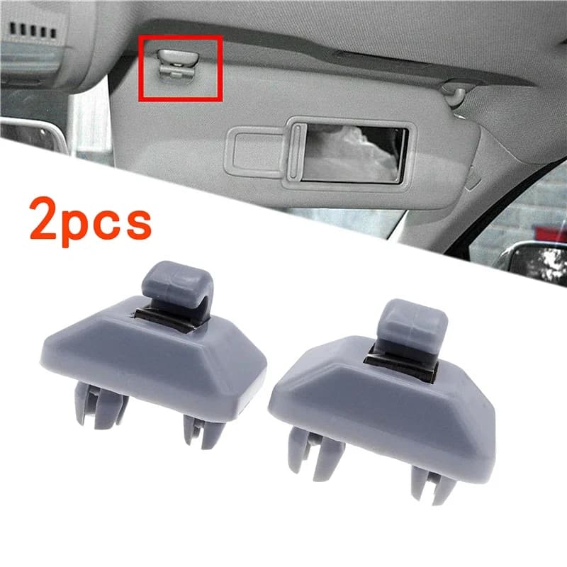Car Sun Visor Clip Hook Holder Premium Plastic For Audi A1 A3 A4 A5 Q3 Q5 8U0857562 Auto Replacement