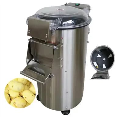 Professional Potato Cleaning Machine Vegetable  Peeler Automatic Sweet  and Taro  Peeling Machine