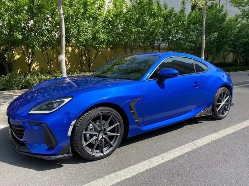 For 2022  BRZ ZD8 Sti-P Style Carbon Fiber Aero Body Kit Front Splitter Side Splitter Rear Splitter High Spoiler WING