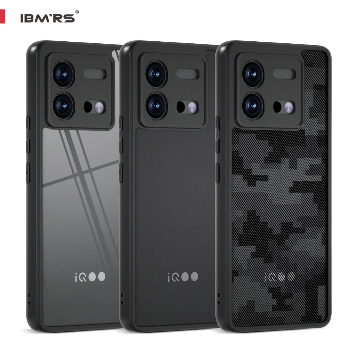 for Vivo iQOO Neo8 Pro Case & Neo8 Cover, [Matte Black][Anti-Fingerprint] Soft TPU Phone Case, Slim Fit Shockproof Protective Ca
