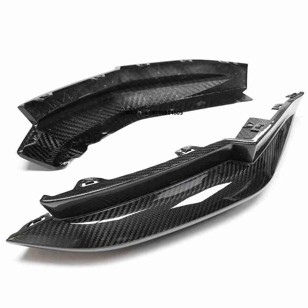 OE Style Dry Carbon Fiber Rear Bumper Splitters for  G80 M3 G82 M4 2021+ Body Kit