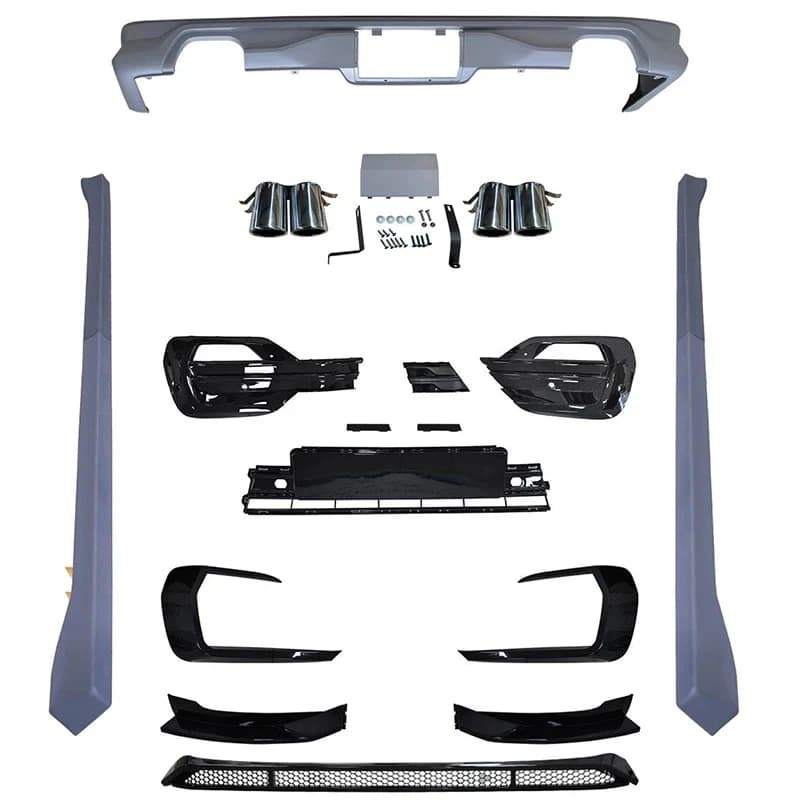 ThrustWorks Hot Selling Front Bumper Grille With Support Fog Body Kit Durle
