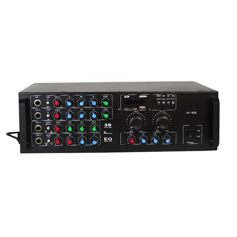 150+150 Watt Speaker System Stereo Digital Karaoke Amplifier
