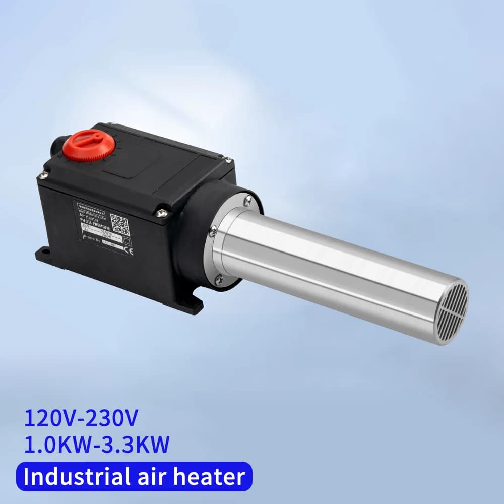 Heat Set 110V 220V LCD Adjustable Temperature Hot Air Blower Industrial Heat With Pid Control for Shrink Wrapping