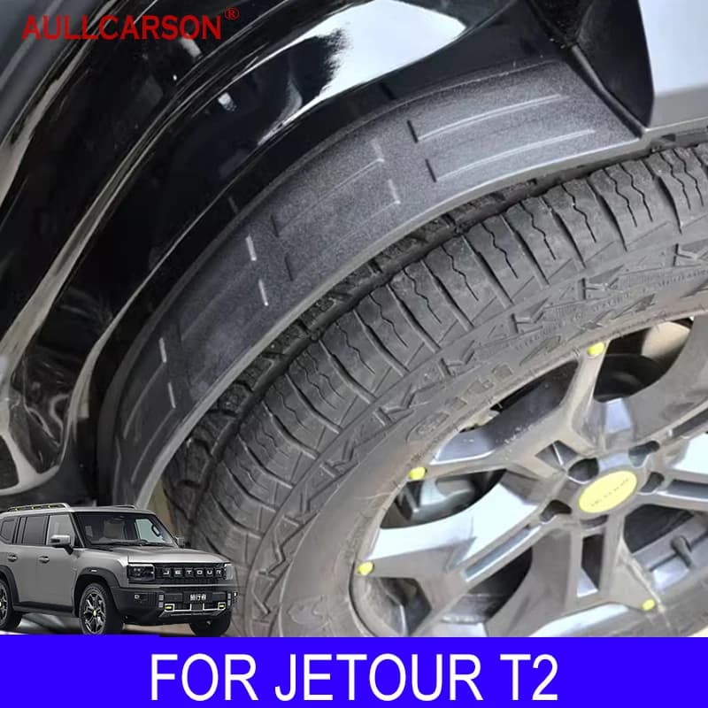 For Chery Jetour T2 2023 2024 2025 Rear Tire Fender Car Mudguard Accessories  Anti-Dirt Protection Cover Mat Modification 2pcs