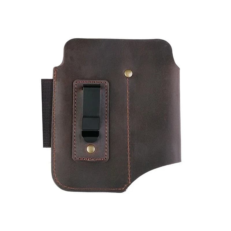 PJ15 portable outdoor multi-purpose equipment set tool scabbard cowhide flashlight belt