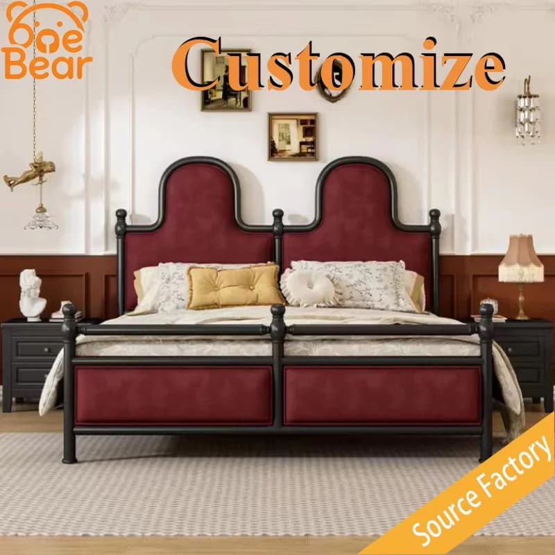 Any Size Custom 2026 New Modern Minimalist Solid Wood Bedroom Furniture Eco Friendly Stain Resistant High Quality Home Use