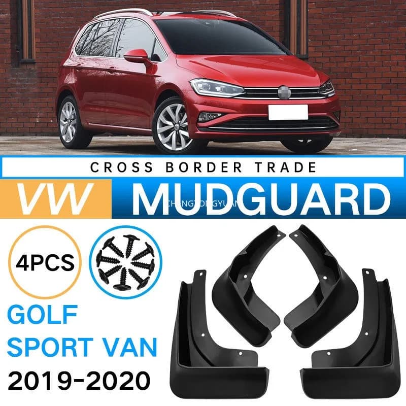 For VW Volkswagen Golf Sport Van 2019-2020 Mudguards Splash Guards Front Rear Wheels Fender Car Accessories 4Pcs Auto Parts