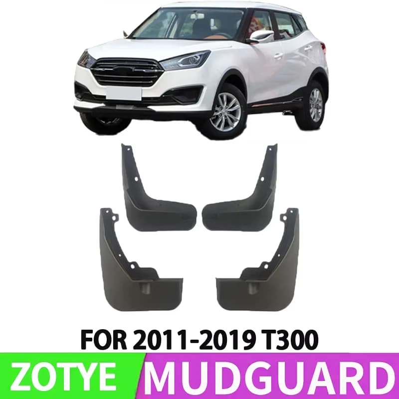 Suitable for 2011-2019 Zotye ZOTYE T300 Car Front and Rear Wheel Special Fender Splash Guard