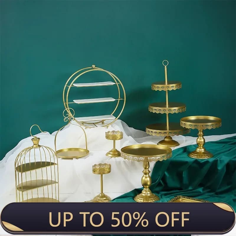 Engagement Cake Stand Tiered Dessert Display Tray for Wedding Candy Afternoon Tea Party Serving