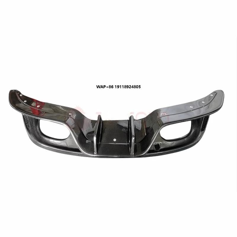 Carbon Fiber Rear Lip for  F-type 2013-2019 Rear Bumper Diffuser