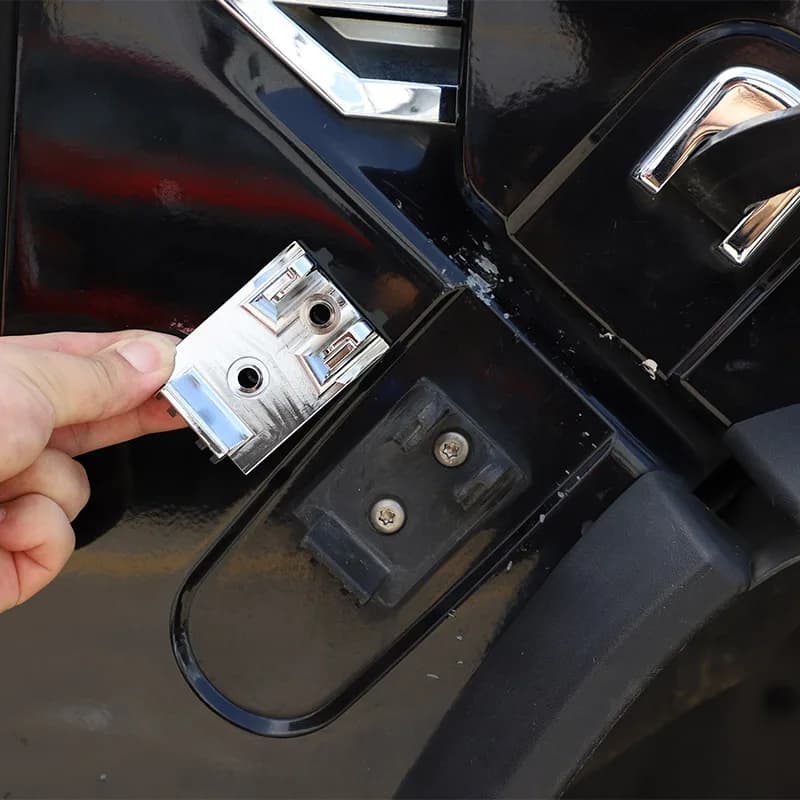For Hummer H2 2003-2009 Car Styling Aluminum Alloy Car Hood Side Hinge Cover Snap Base Car Modification Accessories replacement