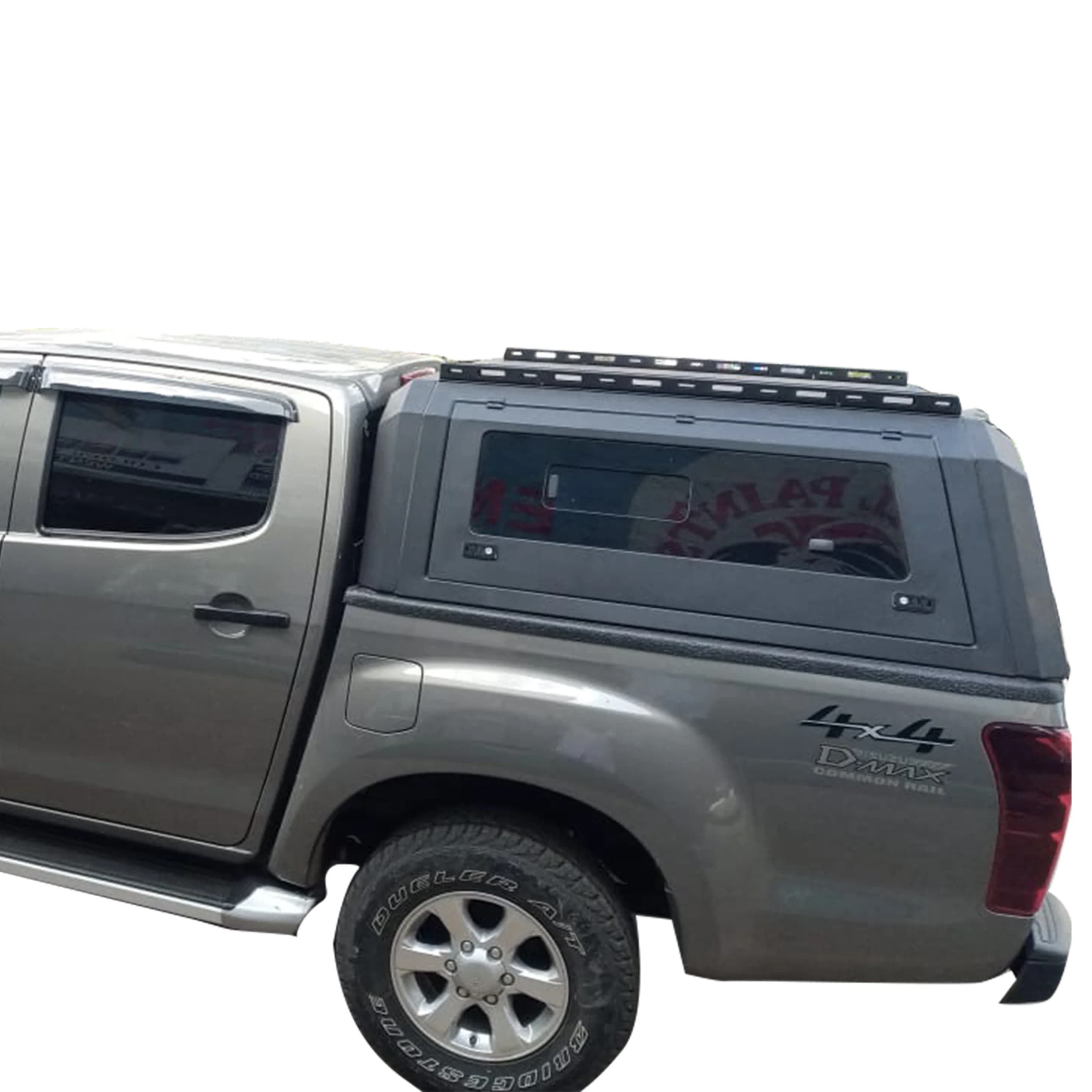 Pickup Truck Bed Cover Lightweight Truck Hardtop Camper for Isuzu D-Max Accessories Canopy Aluminum with Sliding windows