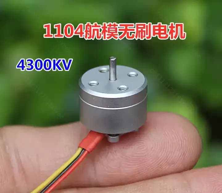 1104 4300KV Micro Outrunner Brushless Motor Miniature BLDC Motor For Tiny FPV Whoop RC Quadcopter DIY Parts