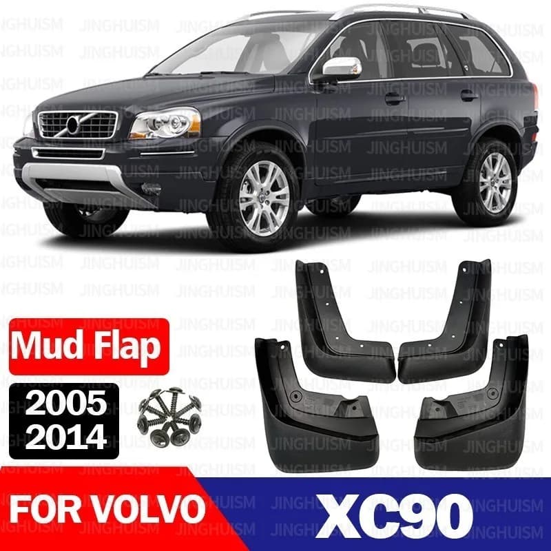 Mudguards Car Accessories Mud Flap For VOLVO XC90 2005-2014 Fender Black Exterior Customization Upgrade Black Fender Protection