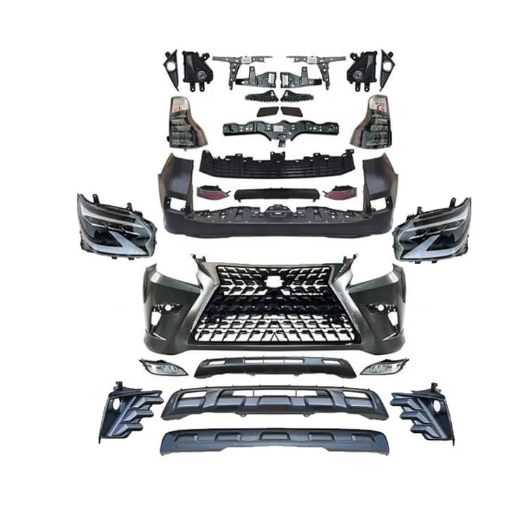 High Quality 2010-2018 Upgrade 2022 Body Kits Front Rear Bumpers Grille Headlight Tail Lights Body Kit for LEXUS GX GX400 GX460