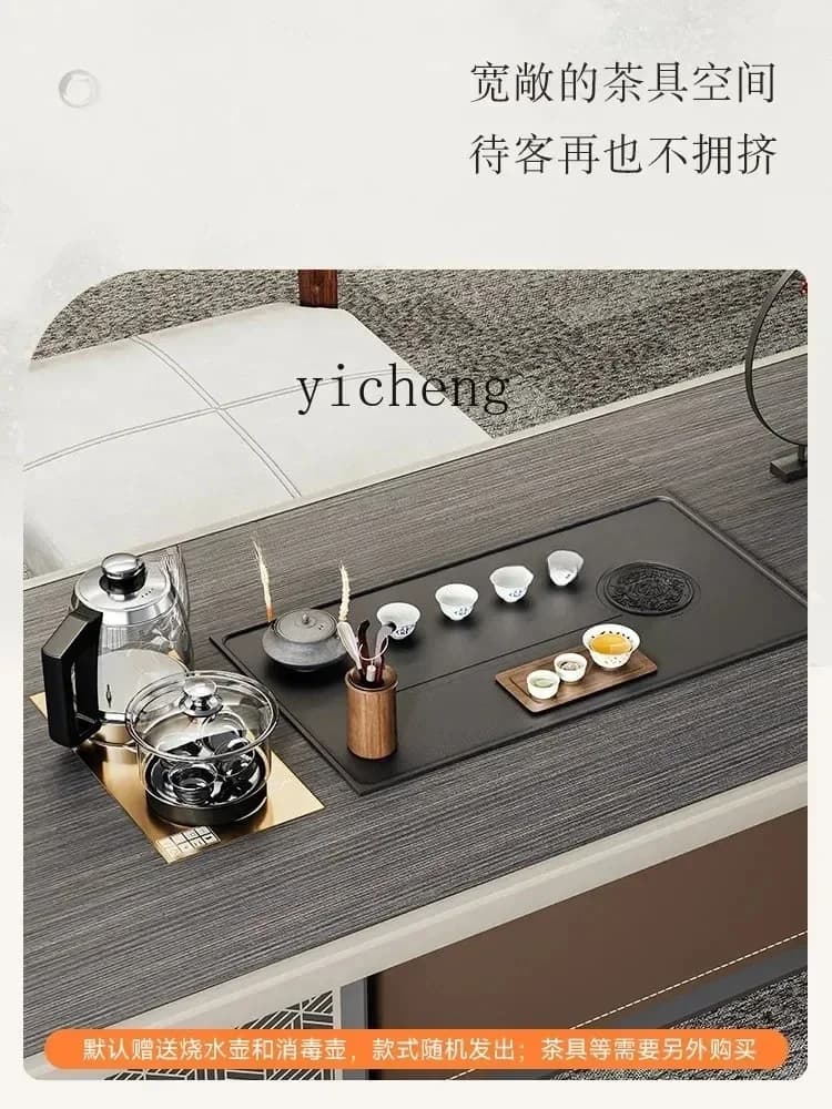 a4- Office Chinese Style Tea Table Household Coffee Table Light Luxury Reception Kung Fu Tea Table And Chair Combination